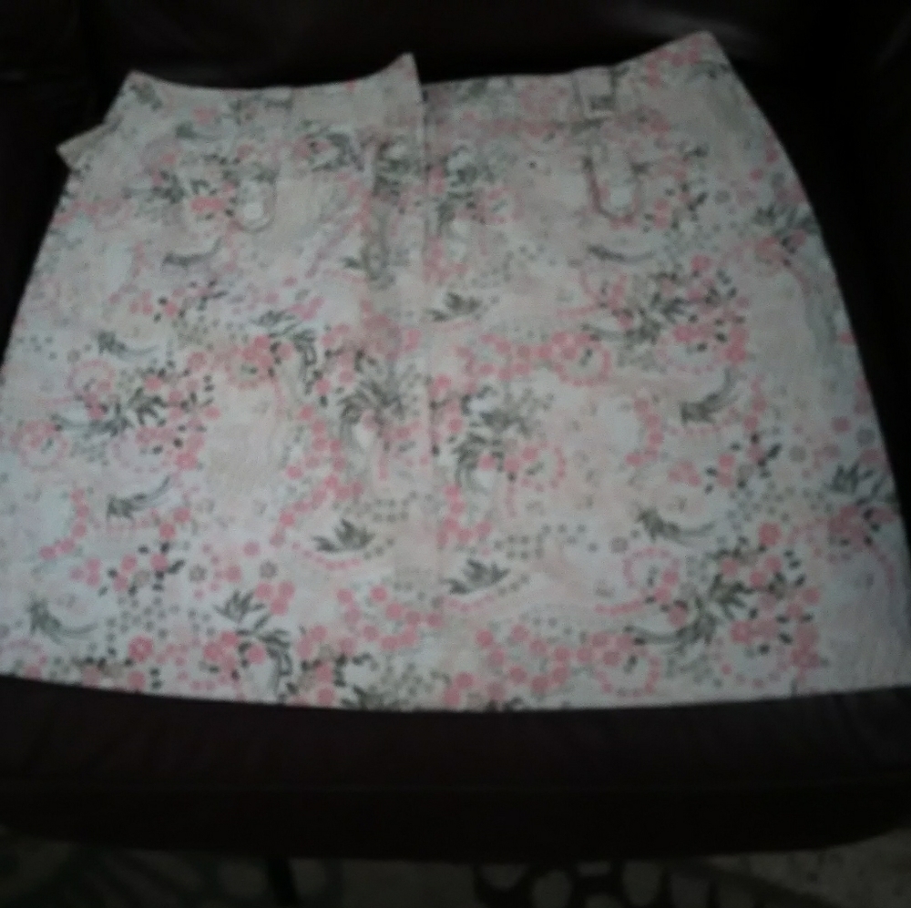 Ann Taylor Loft Petite 100% cotton skirt